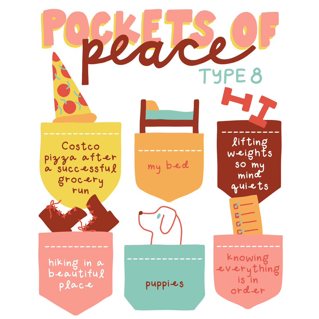 Enneagram Eight Pockets of Peace Digital Print