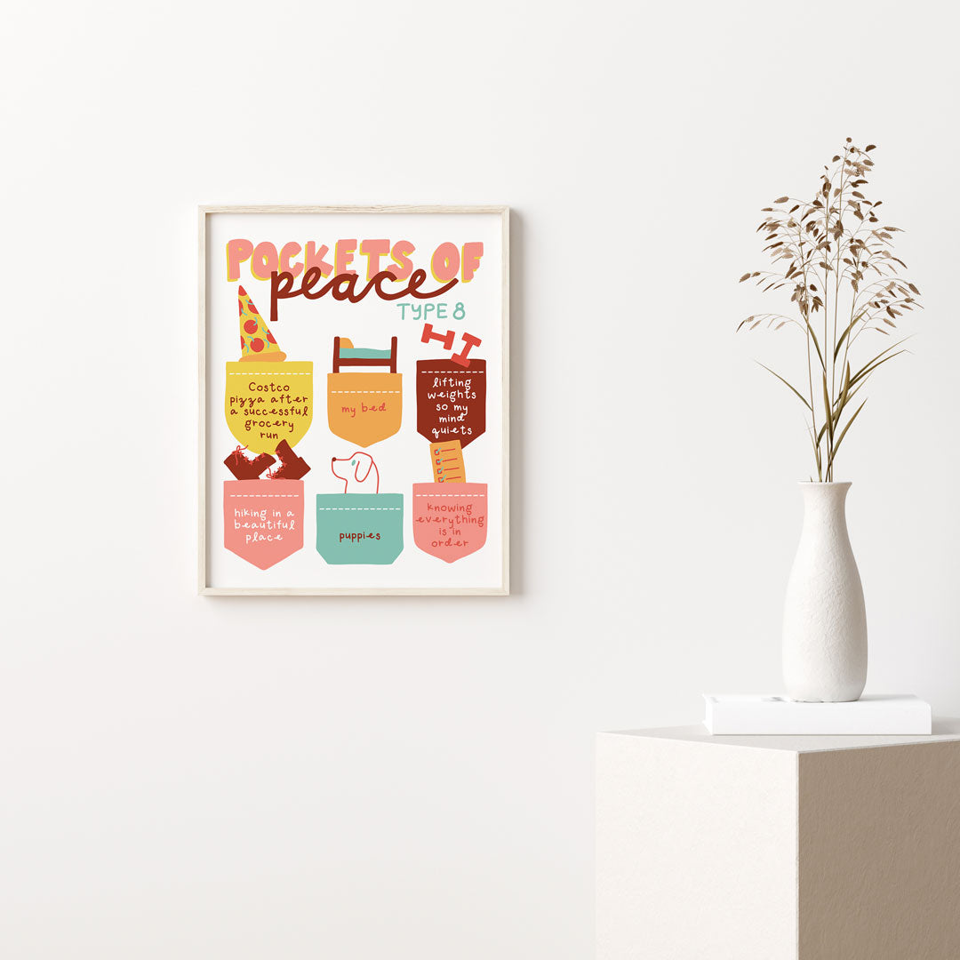 Enneagram Eight Pockets of Peace Digital Print