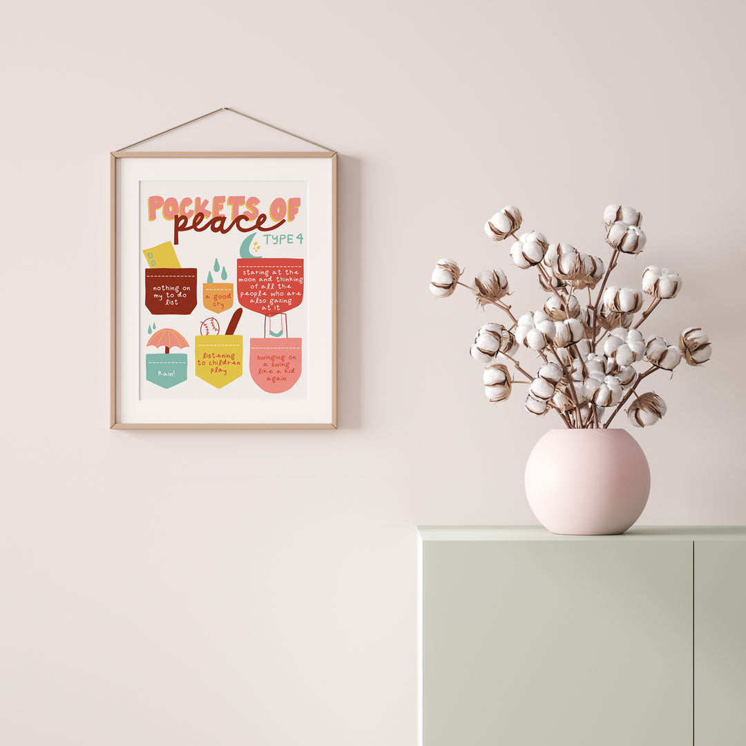 Enneagram type 4 Pockets of Peace Print