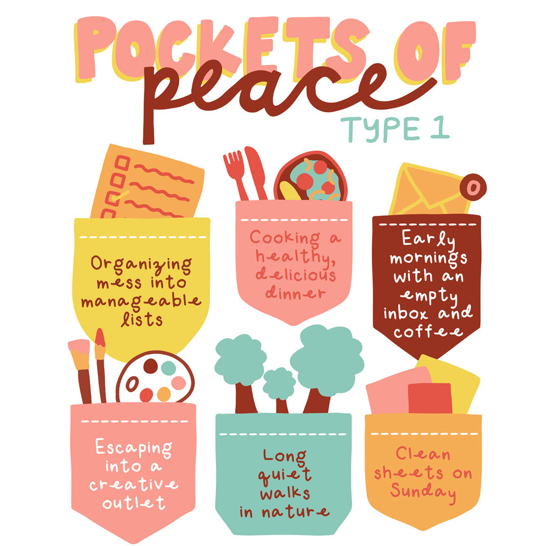 Enneagram One Pockets of Peace Digital Print