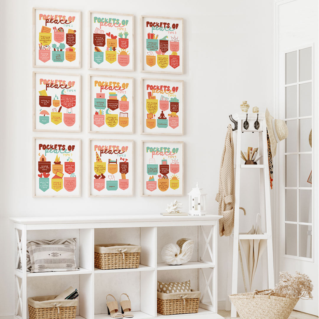Enneagram One Pockets of Peace Digital Print