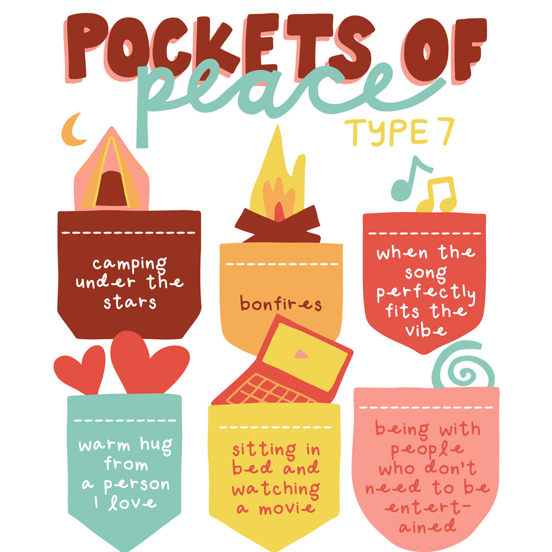 Enneagram Seven Pockets of Peace Digital Print