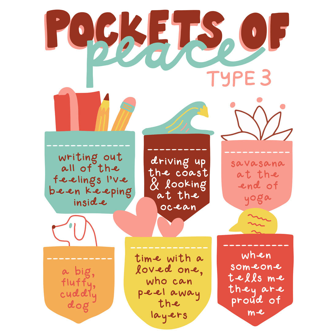 Enneagram Three Pockets of Peace Digital Print