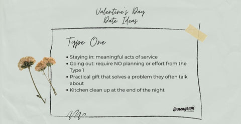 Enneagram Type One Date Ideas