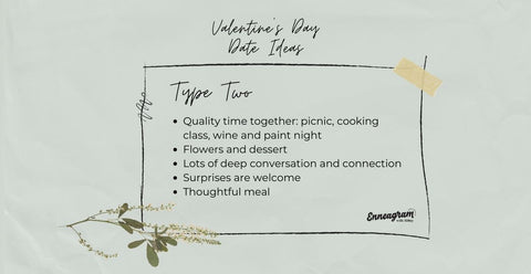 Enneagram Type Two Date Ideas
