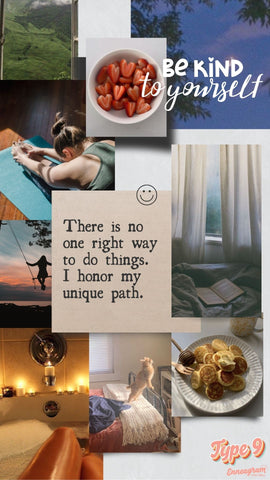 Enneagram Type 9 Free Phone Wallpaper | Abbey Howe