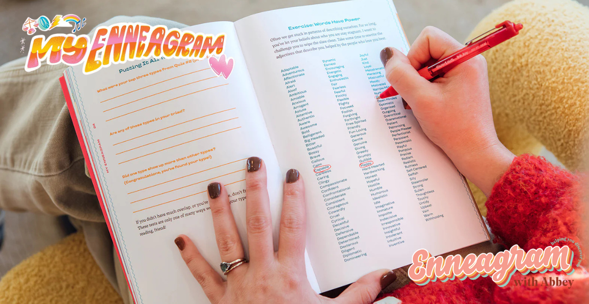 My Enneagram, a guided visual journal to help you find your personality type, stress less, and live your dreams, is officially available for  purchase.