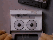 Gif of a Walkman to illustrate how to best buy a gift for an Enneagram type 8, which is exactly what they ask for!