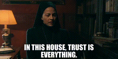 A gif demonstrating that an Enneagram type 6 values trust over everything.